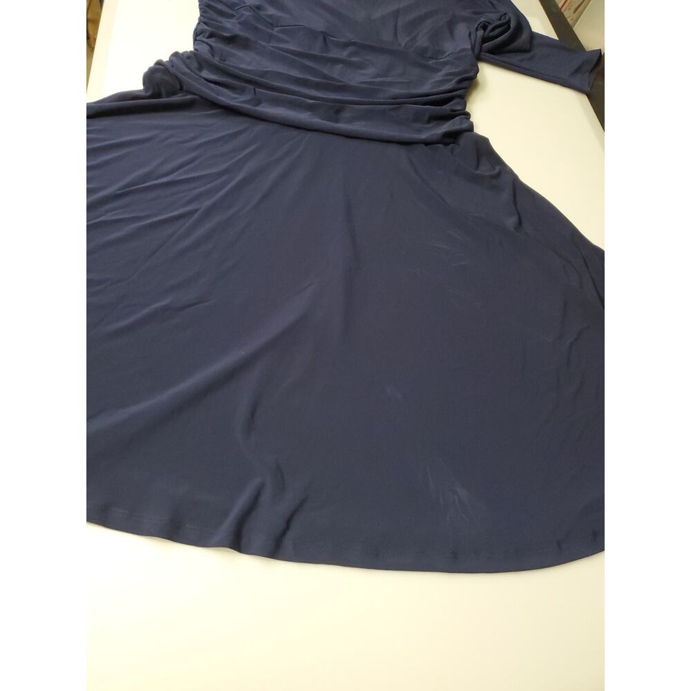 Rekucci Women's Slimming 3/4 Sleeve Fit-and-Flare Tummy Control Dress - Picture 6 of 6